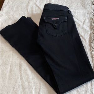 Hudson Black Stretch Jeans. Size 28